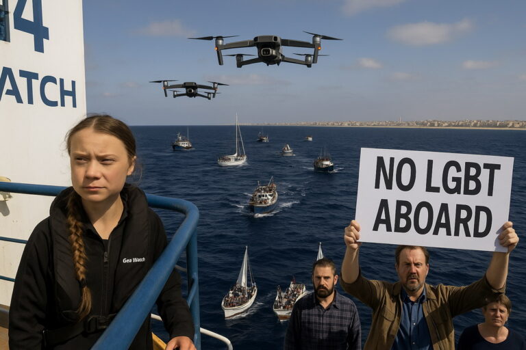 Global Sumud Flotilla: cronache di una missione che rischia di naufragare tra protagonismi, tecnologia “del nemico” e puritanesimi